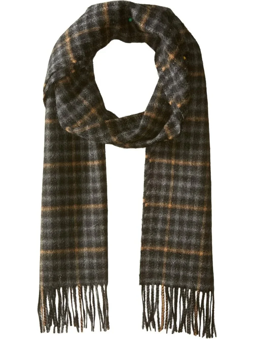 Ultra-Soft 100% Cashmere Scarf for Men - Patterned Winter Accessory, 66